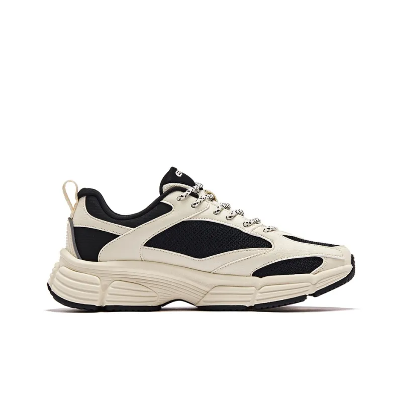 Erke Era Anti Slip And Wear Resistant Breathable Low Top Sports Casual Shoes Women's White Black-1