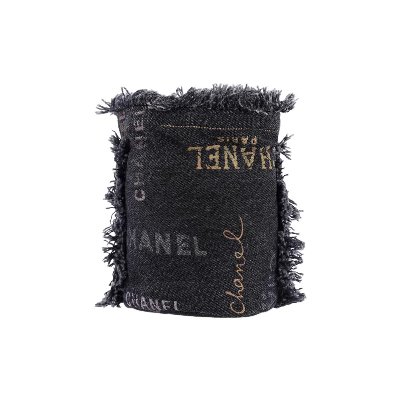 CHANEL Denim Bucket Bags Crossbody Bag, Shoulder Bag Women's Black-2