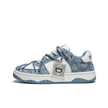 SESAME STREET Stylish Skateboarding Shoes Unisex Light Blue