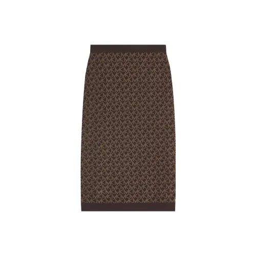 MICHAEL KORS Knit Long Skirts Women's Chocolate