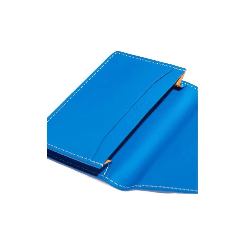 GOYARD MALESHERBES Canvas With Leather Card Holder Unisex Blue-2