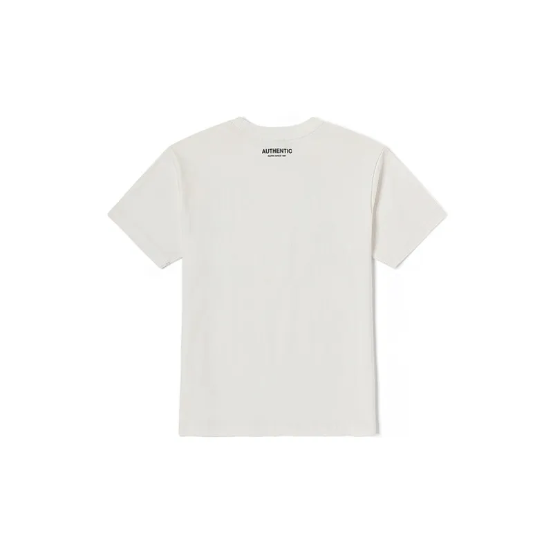 Kappa 1916 Set in Sleeve T Shirt Men's Korean White-1
