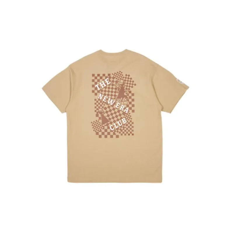 New Era New Era SS23 Preppy Series T Shirts Unisex Khaki-1