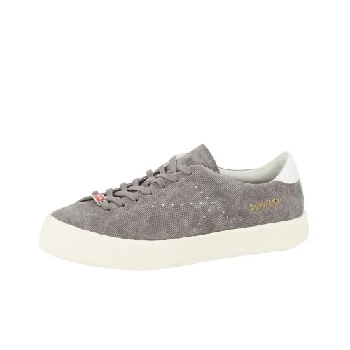 KENZO Swing Low Top Trainers Suede Misty Grey