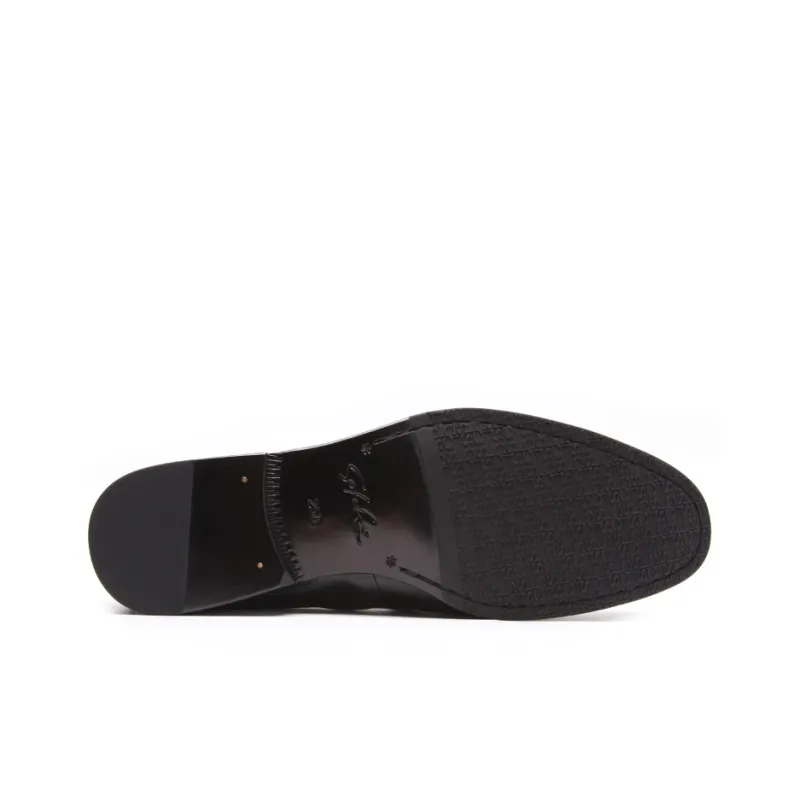 Satchi Sandu Dress Shoes Men's Black-5