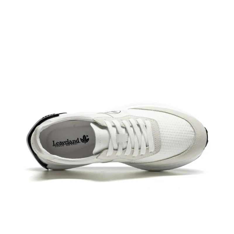 LEAVELAND Microfiber Leather Cow Suede Breathable Height Increasing Sports Casual Shoes Men's-3