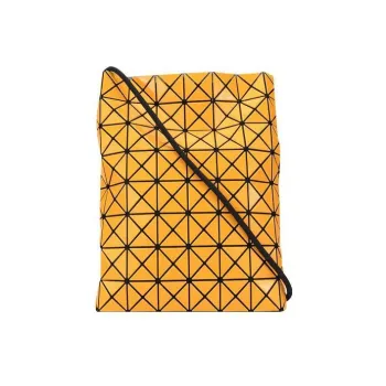 ISSEY MIYAKE Prism Coated Canvas Tote Bag Shopping Bag Shoulder Bags Small Size Women's Yellow