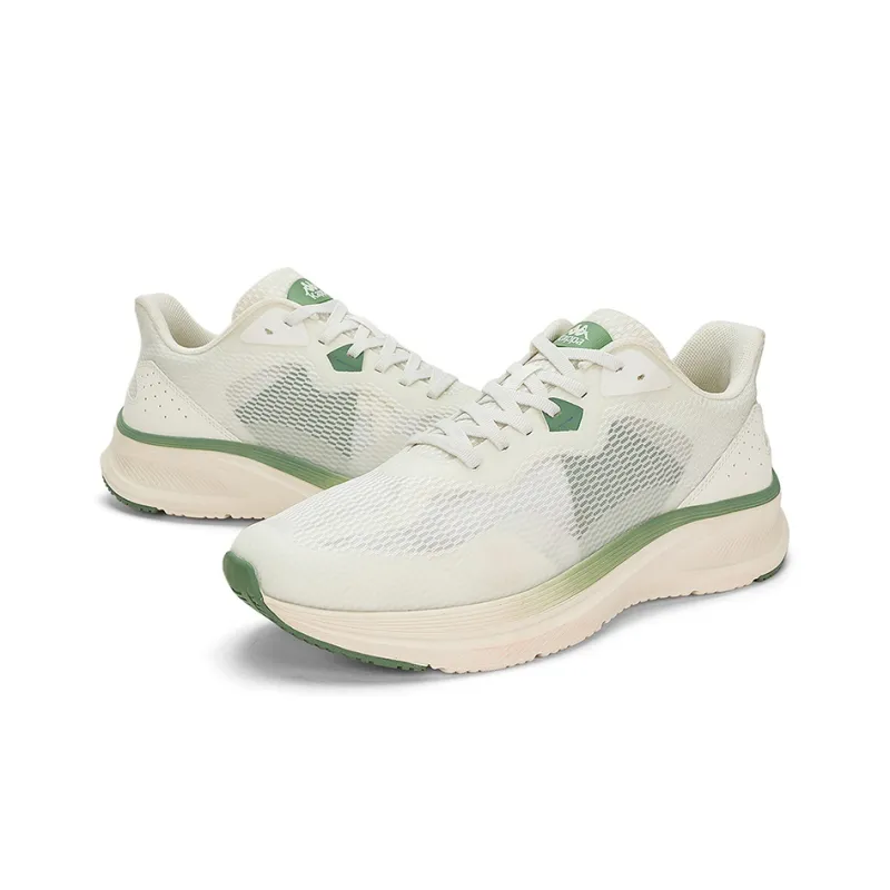 Kappa Anti Slip And Wear Resistant Lightweight Low Top Casual Running Shoes Unisex White Cyan-3