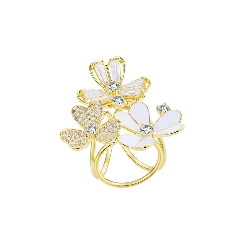 JAY Brooches Women's White-0