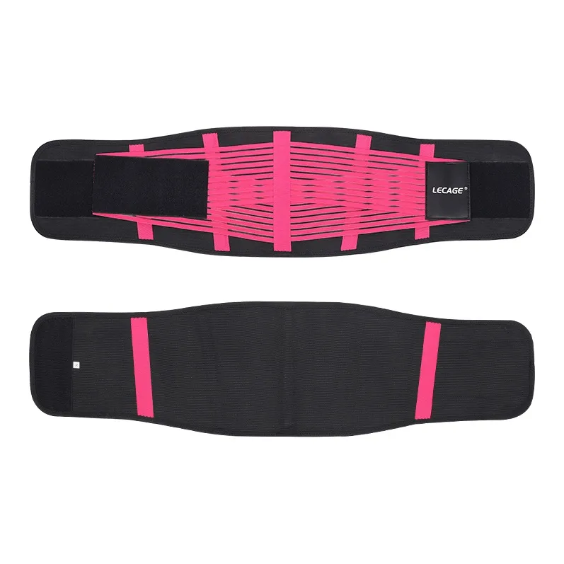 LECAGE Back Support Braces Breathable, Protective, Rehabilitation, Compression, Slip Resistant Polyester Unisex-8