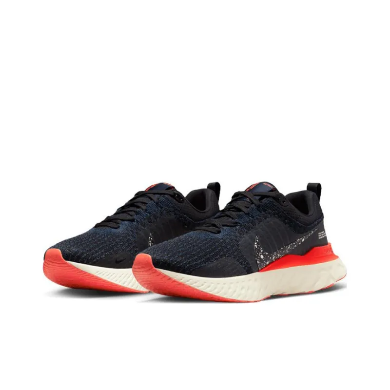 Nike React Infinity Run Obsidian Bright Crimson-2