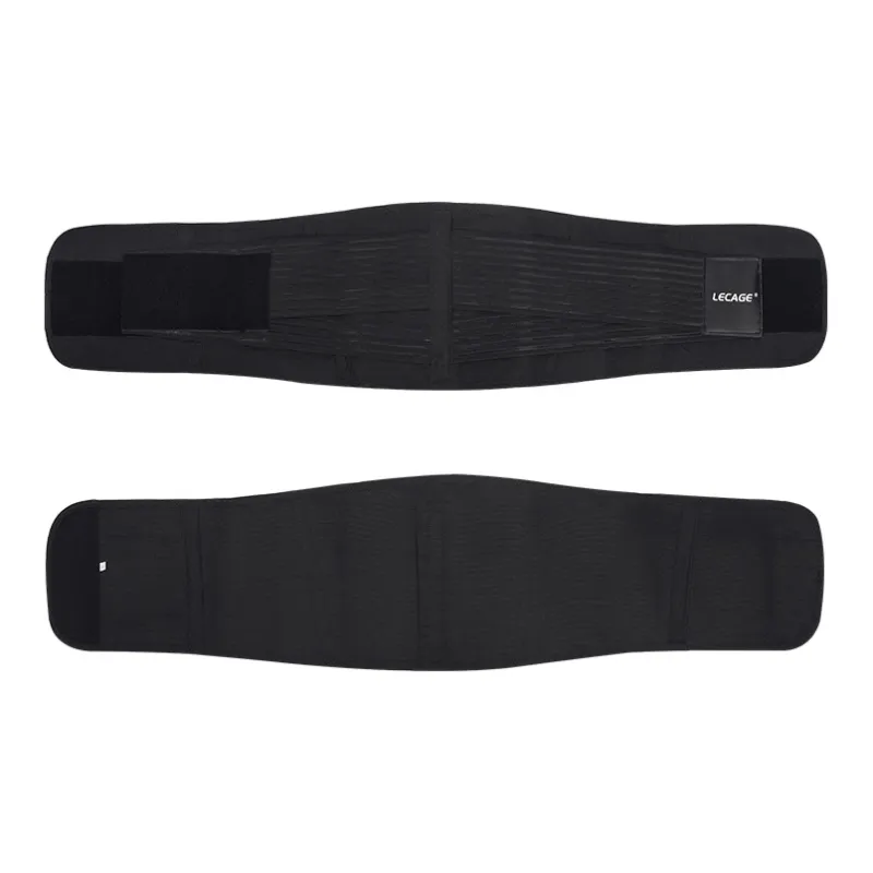 LECAGE Back Support Braces Breathable, Protective, Rehabilitation, Compression, Slip Resistant Polyester Unisex-0