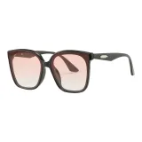 Black Frame with Gradient Pink Lens
