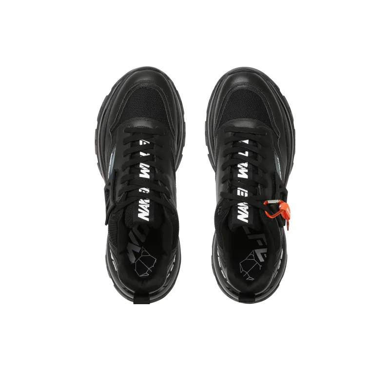 Naked Wolfe Spring Low Top Sports Casual Shoes Men's Black-2