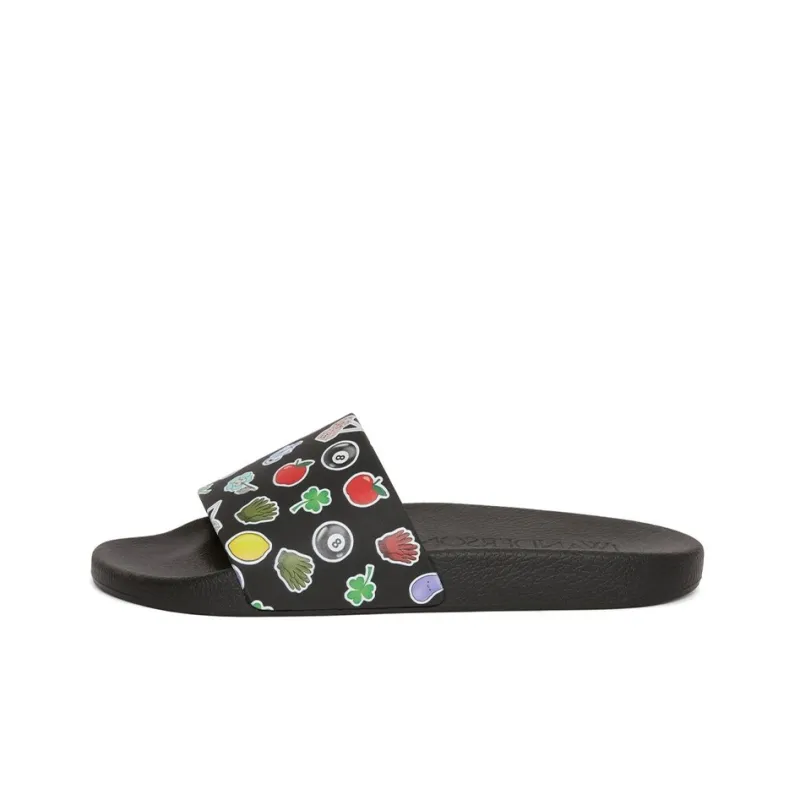 JW Anderson Rubber Sole Quiet Slide Slippers Men's Black-0