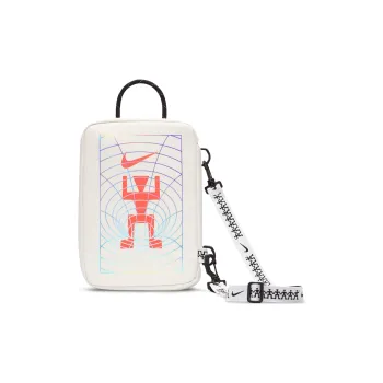 Nike Fabric Handbag Shoulder Bag Crossbody Bag Shoe Box Storage Boxes Regular Unisex Phantom Gray White/Bright Dark Red
