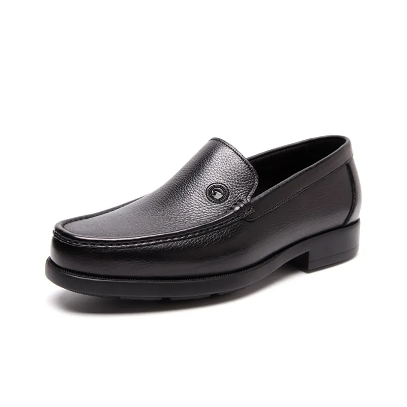 Satchi Leather Shoes Men's Black-1