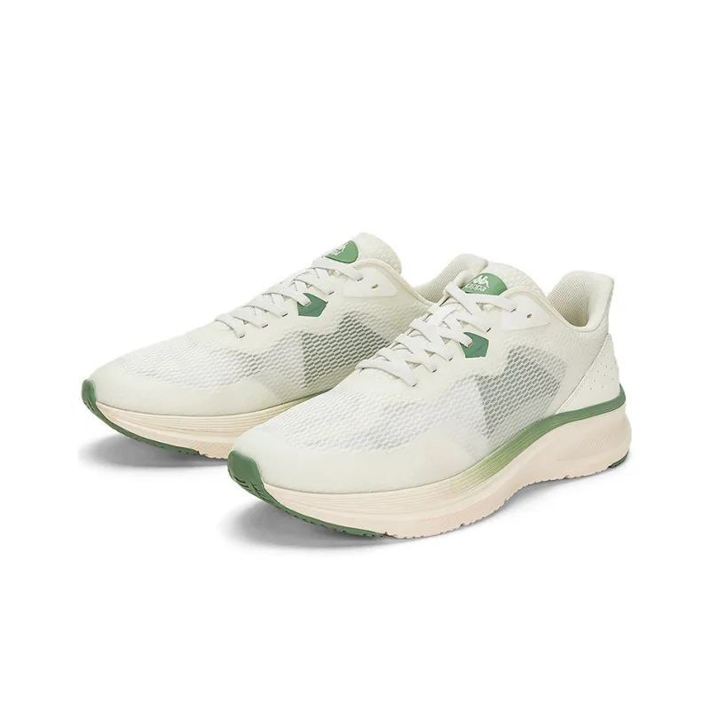 Kappa Anti Slip And Wear Resistant Lightweight Low Top Casual Running Shoes Unisex White Cyan-2
