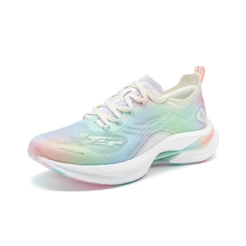 XTEP To Light 7.0 PRO Slip Resistant, Abrasion Resistant, Breathable Low Top Running Shoes Women's Blue Green Pink-1