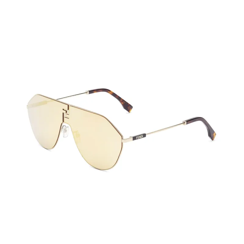 FENDI Sunglasses Men Gold-1