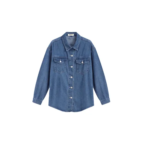 MINCOCROSEPEPPAR Denim Jackets Women's Blue