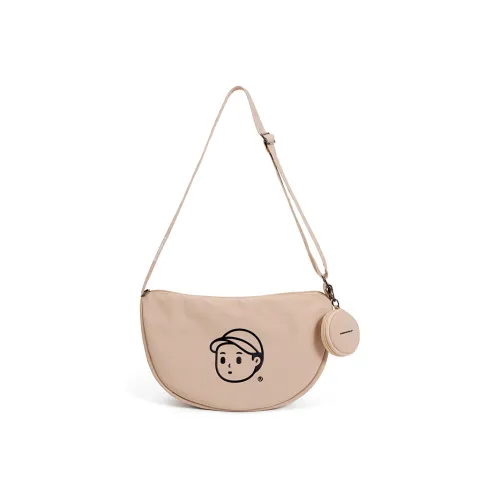 Finerworld Nylon Fabric Dumpling Bag, Shoulder Bag, Crossbody Bag Medium Size Unisex Multicolor