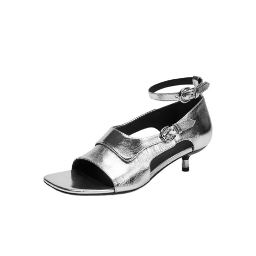 Cotemp Cella Boucle High Heel Sandal 4cm Women's Silver