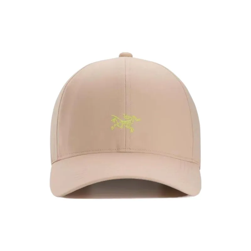 Arcteryx Polyester Baseball Caps Unisex Black/Wisteria Plait/Velvet Sand Brown-3