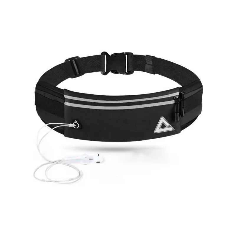 PEAK Running Equipment Polyester Elastane Unisex Black Gray-0