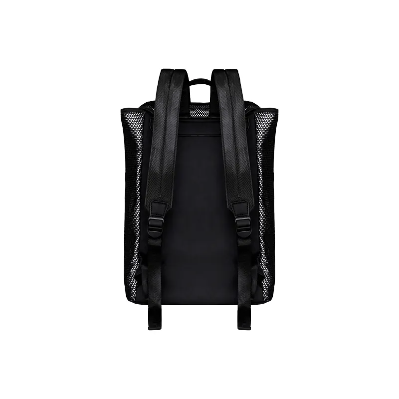 KONADCT Nylon Backpack Large Size Unisex Black-3