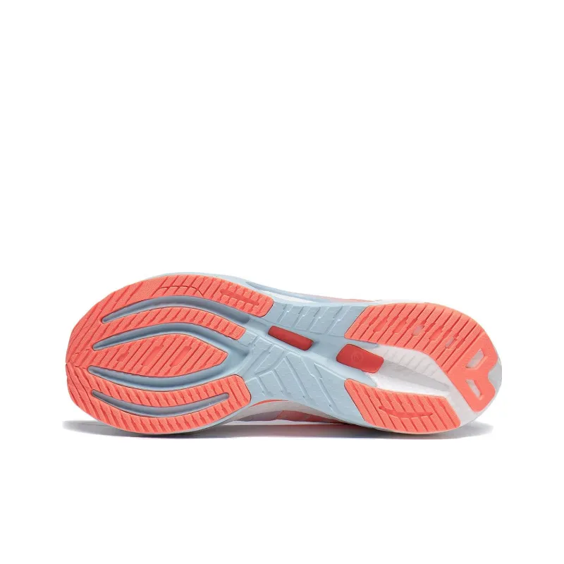 LiNing Furious Rider 7.0 Anti Slip And Wear Resistant Breathable Low Top Running Shoes Women's White Orange Purple-6