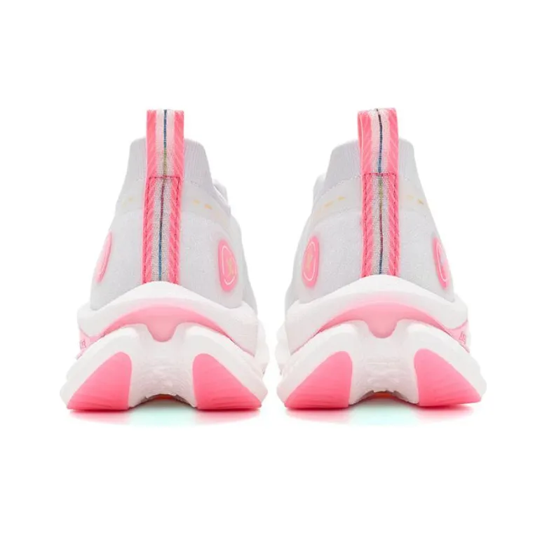 XTEP To Light 7.0 PRO Anti Slip And Wear Resistant Breathable Low Top Running Shoes Women's White Pink-3