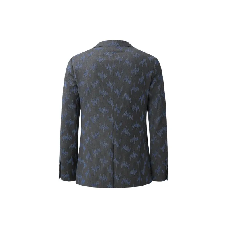 RARE Business Suit Men's Gray Blue-1