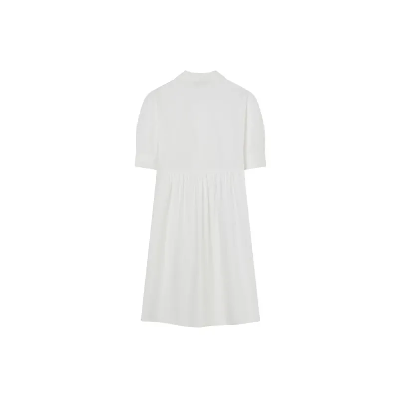 Teenie Weenie Short Sleeved Dress Women's Ivory White-1