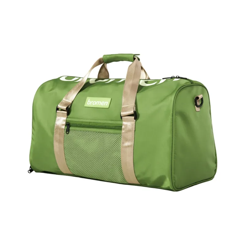 Bromen Polyamide Gym Bag, Yoga Training Bag, Luggage Bag, Travel Bag 20L Unisex Khaki/Fresh Green-6