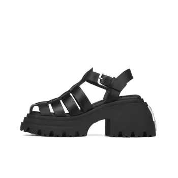 Naked Wolfe Clarissa Roman Sandals 7cm Women's Black