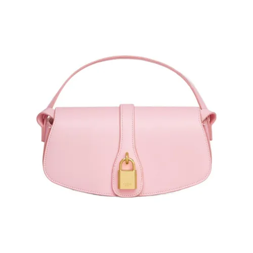 CELINE Tabou Smooth Cow Leather Baguette Bag Shoulder Bag One Shoulder Handbag Crossbody Bag Mini Women's Pink