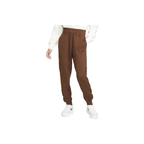 Nike Knitted Sweatpants Women's Brown