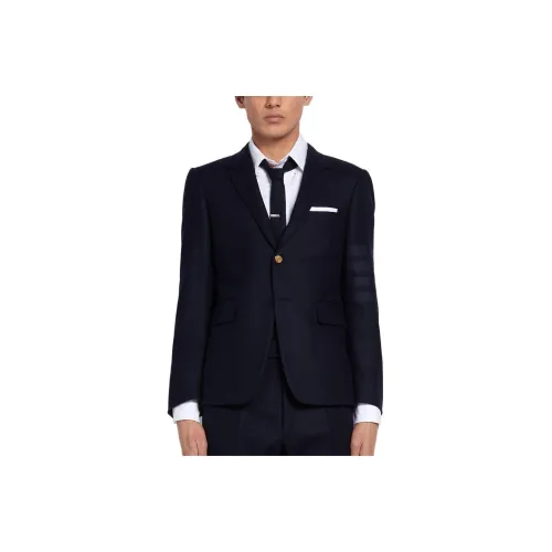 THOM BROWNE Business Suits Men Navy