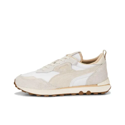 PUMA Rider FV Casual Shoes Unisex Low-Top Beige/White