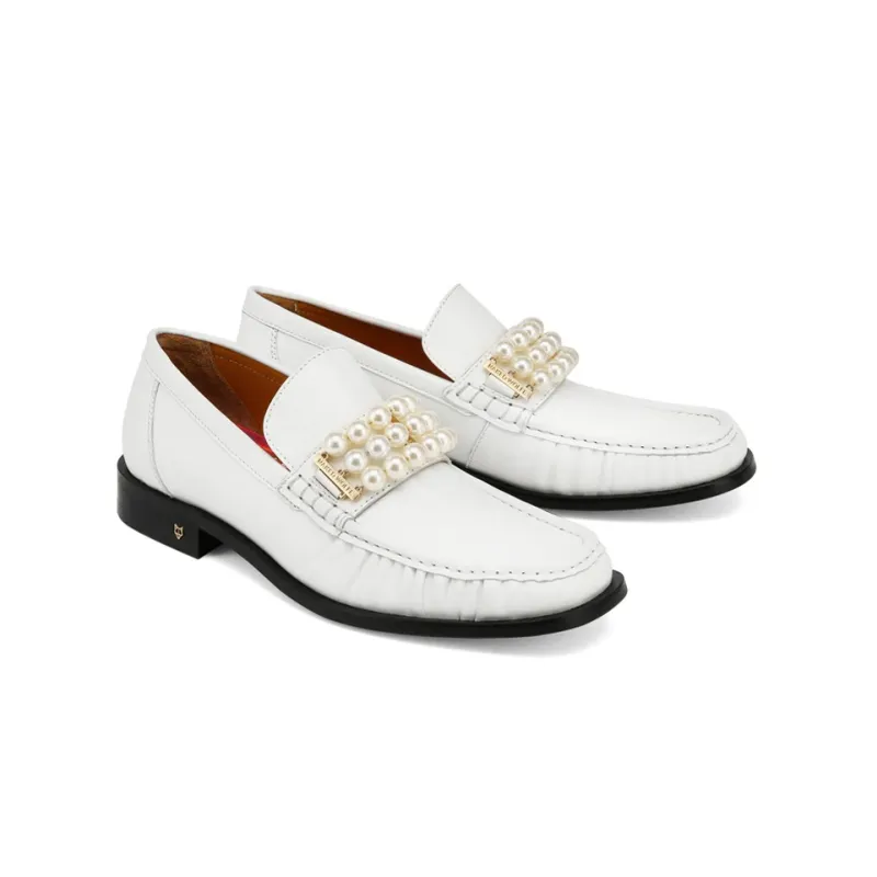 Naked Wolfe Casino Loafers Men's White-1