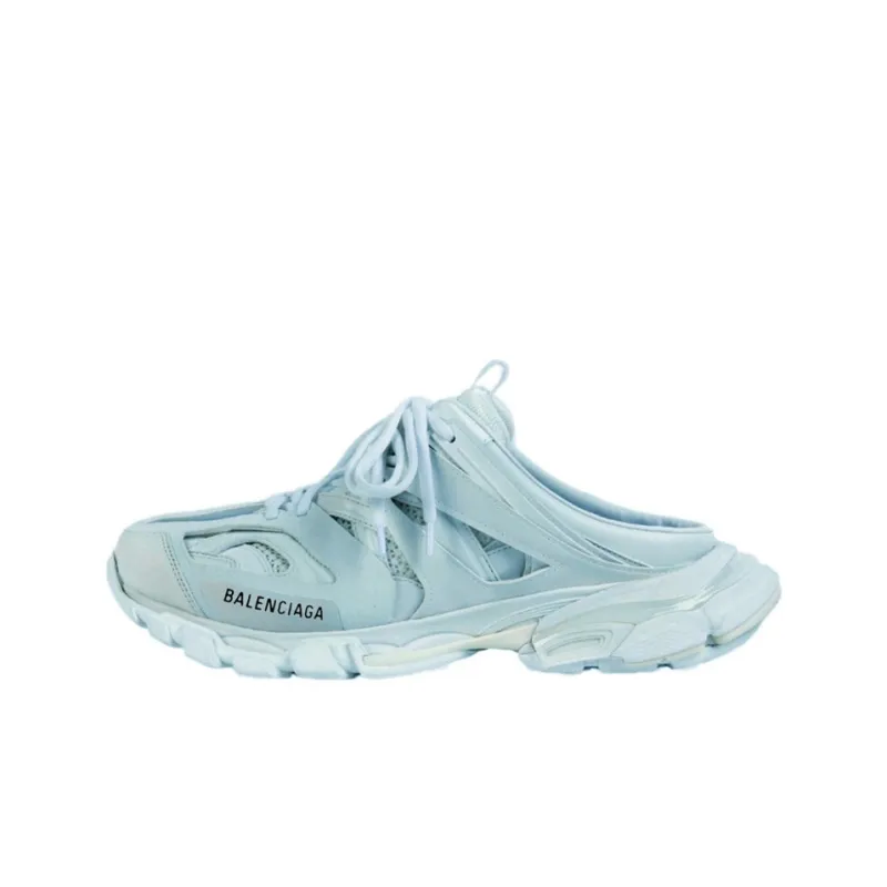 Balenciaga Track Mules 'Blue' Women's-0