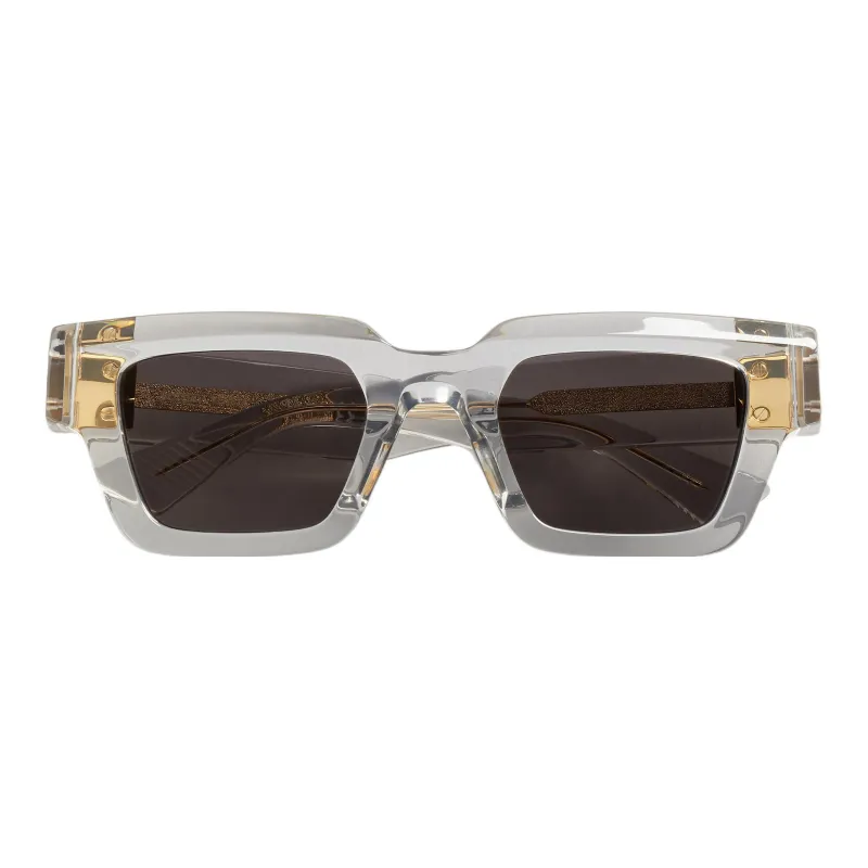 Bottega Veneta Sunglasses Women's Crystal Gray-0