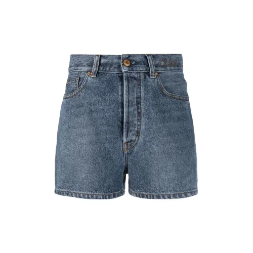 Chloé High-waisted Denim Shorts