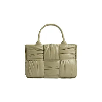 Bottega Veneta ARCO Cow Leather Tote Bag, Shopping Bag, Handbag Mini Women's Travertine Color