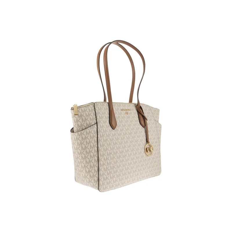MICHAEL KORS Saffiano Leather One Shoulder Handbag Women's Light Umber-3