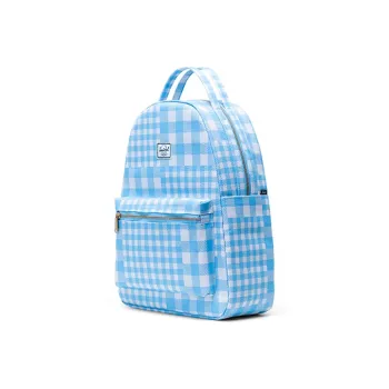Herschel Polyester Cell Phone Pouch Travel Bag Backpack Mini Unisex Alaska Square Blue Plaid