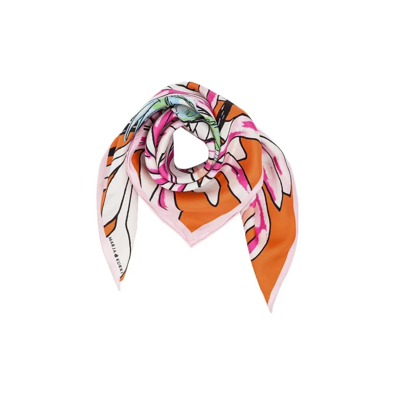 MARJAKURKI Silk Scarves Women's-3