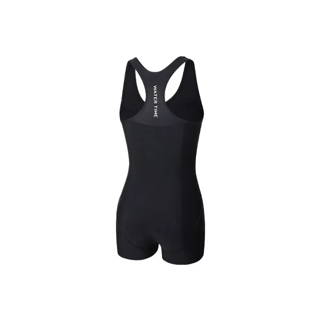 Watertime One Piece Swimsuits Women's Black Blue-1