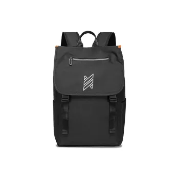 NOMK Oxford Laptop Bag Travel Bag Portable Backpack Large Size Unisex Black